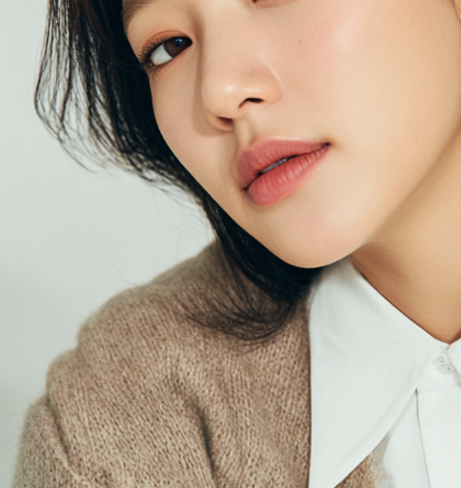 A Korean Woman's Image to help understand Korean Sunscreen Guide: How to Choose the Best SPF for Your Skin Type