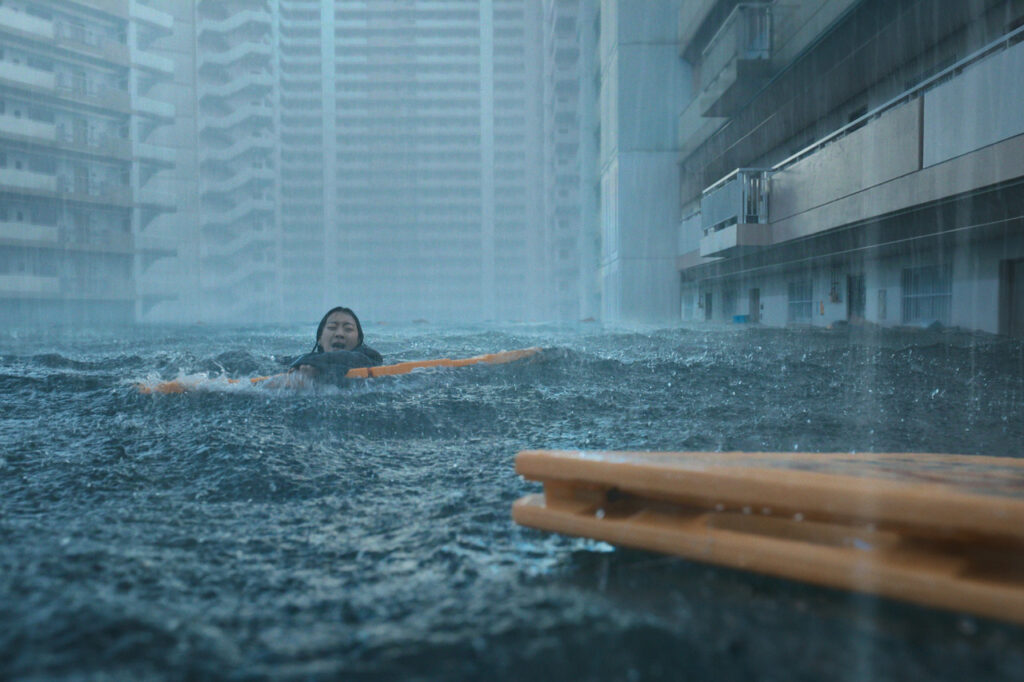 Snapshot of Park Da-Mi in Netflix Korea's movie The Great Flood