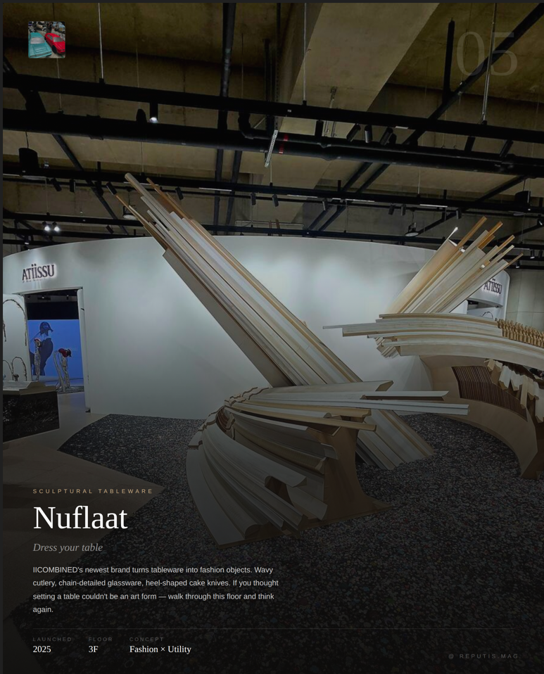 Nuflaat is IICOMBINED's newest brand — sculptural tableware that blurs the line between art and function.